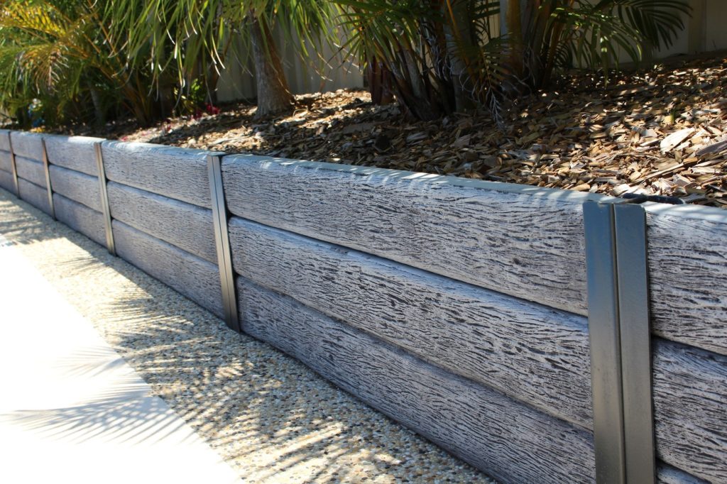 Concrete Sleeper Retaining Walls